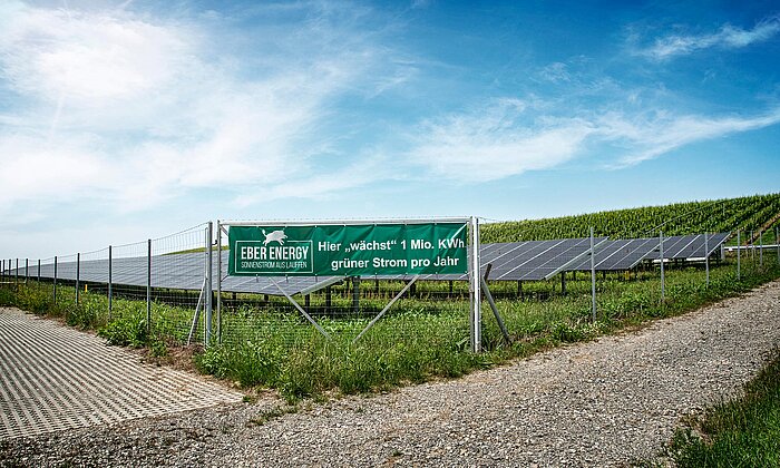 Unser grosser Photovoltaik-Park (Eber-Energy)
